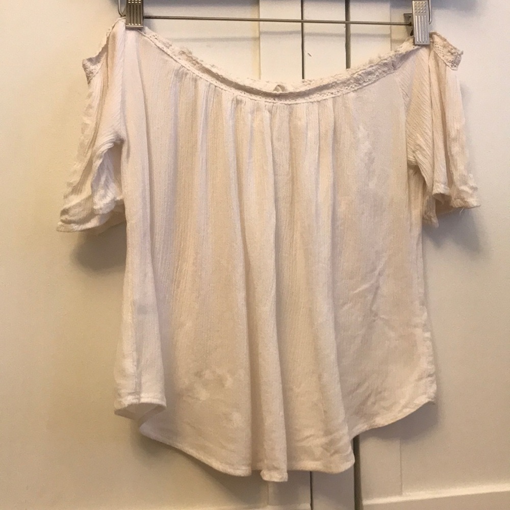 Off the shoulder crop top
